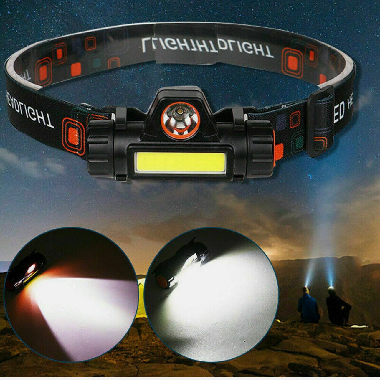 Rechargeable multifuctional headlamp