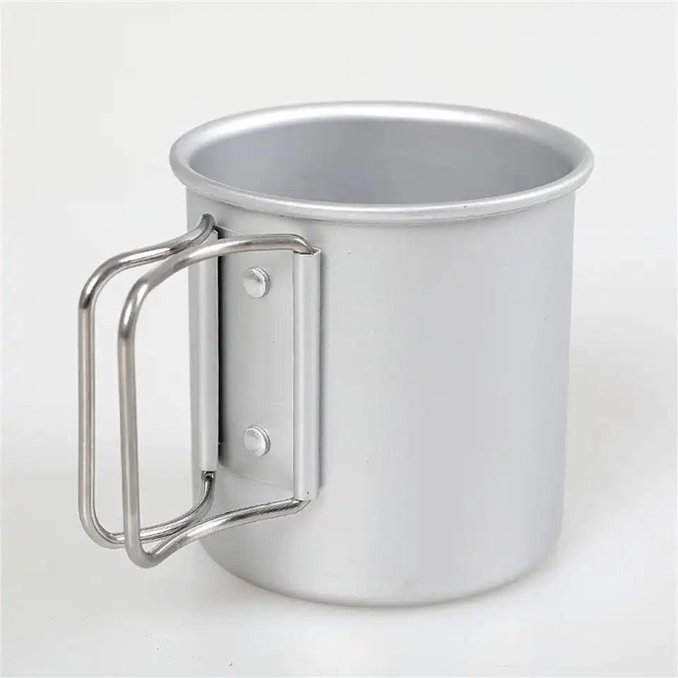 Aluminum camping mug 300ml