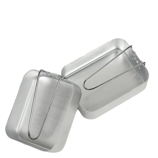 2pcs Aluminum military mess kit