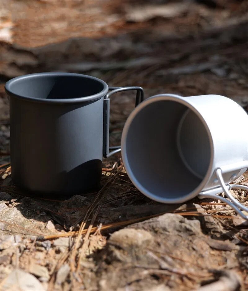 Aluminum camping mug 300ml