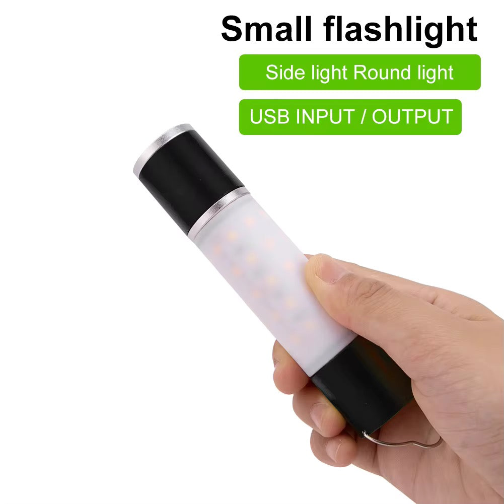 ￼Rechargeable camping light lantern flashlight 6-modes 2600mah battery capacity