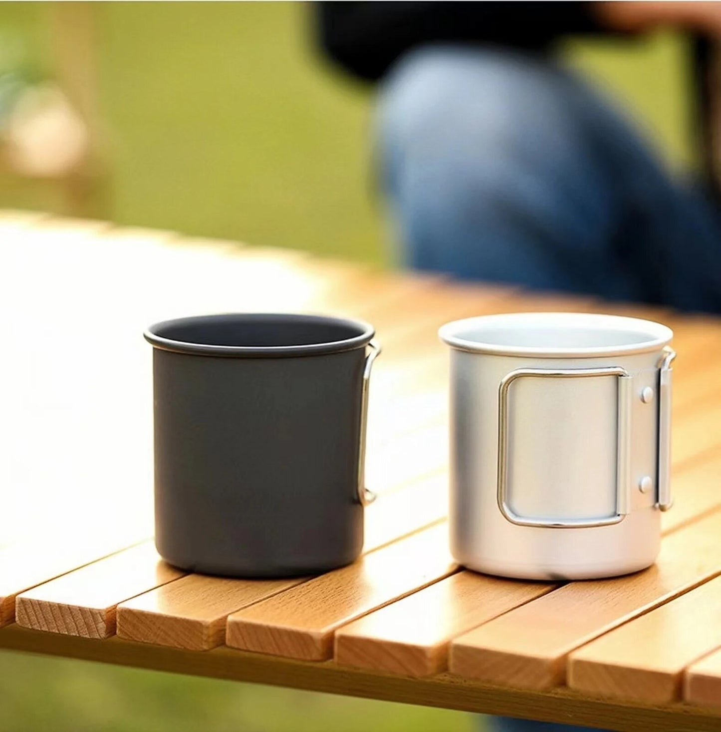 Aluminum camping mug 300ml