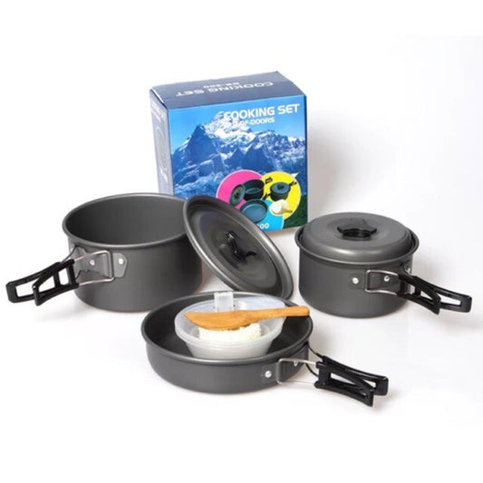 DS300 3 person aluminum camping cookset