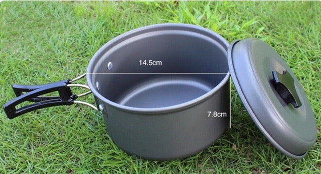 DS300 3 person aluminum camping cookset