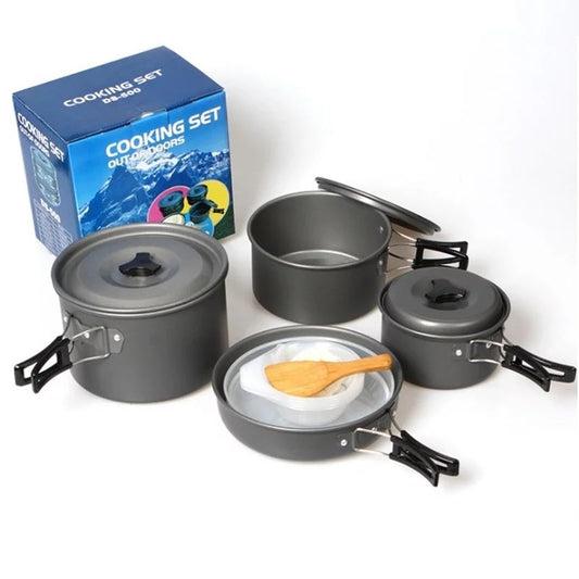 DS500 4-5 person aluminum camping cookset