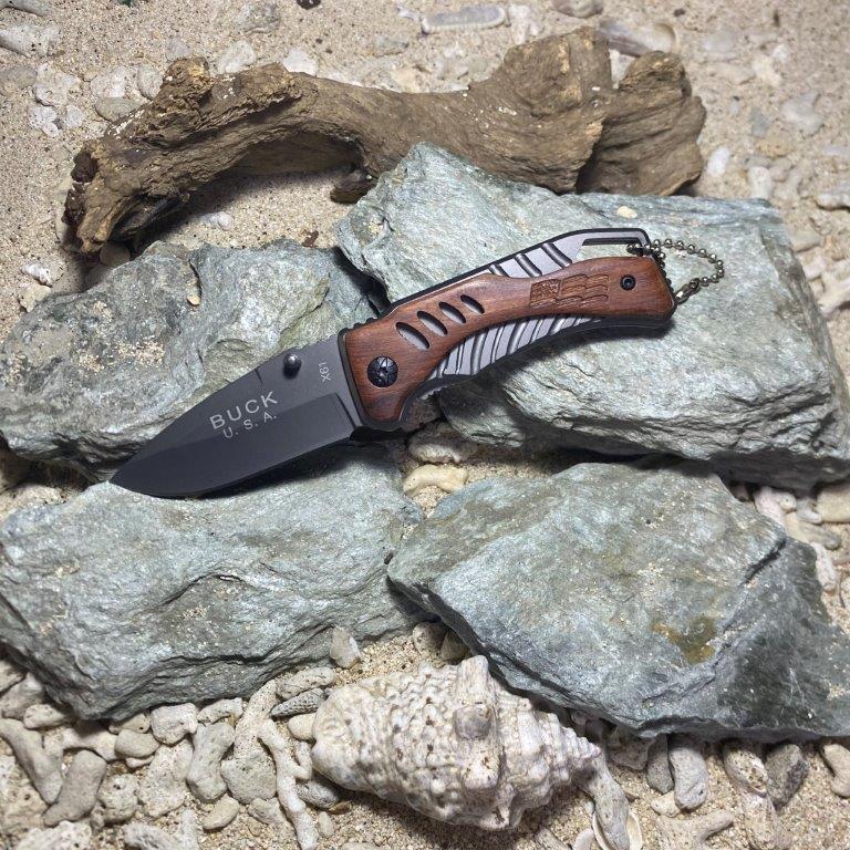 B.U.C.K X61 tactical survival camping knife