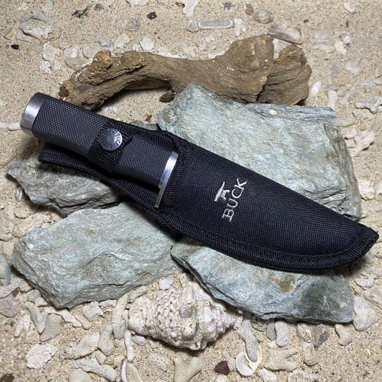 Buck 692 Vanguard Fixed knife silver tactical camping knife