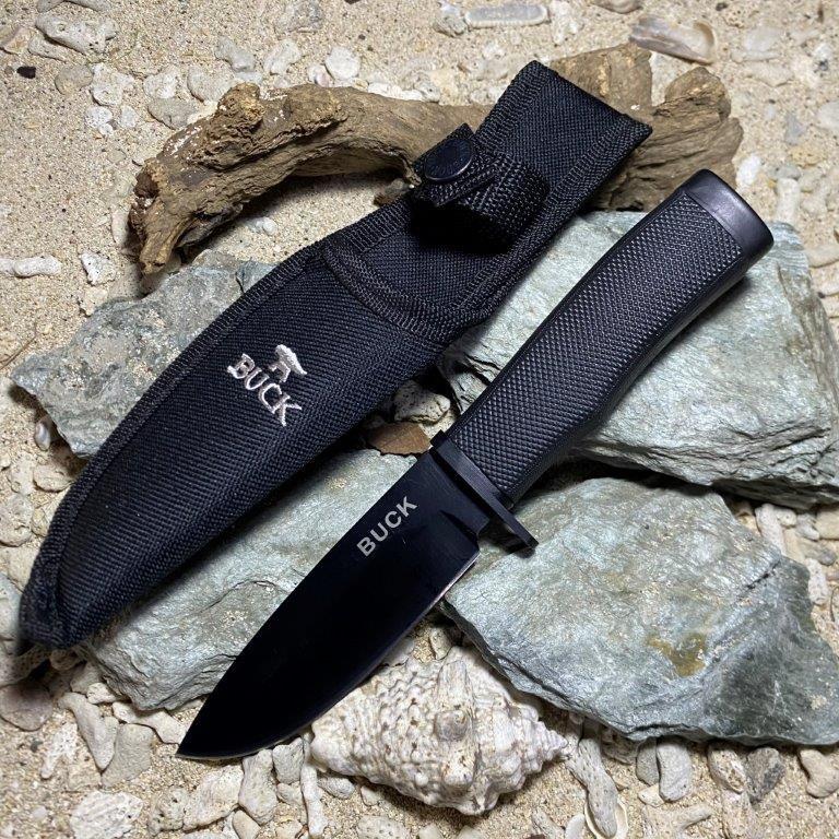 Buck 692 Vanguard Fixed knife black tactical camping knife