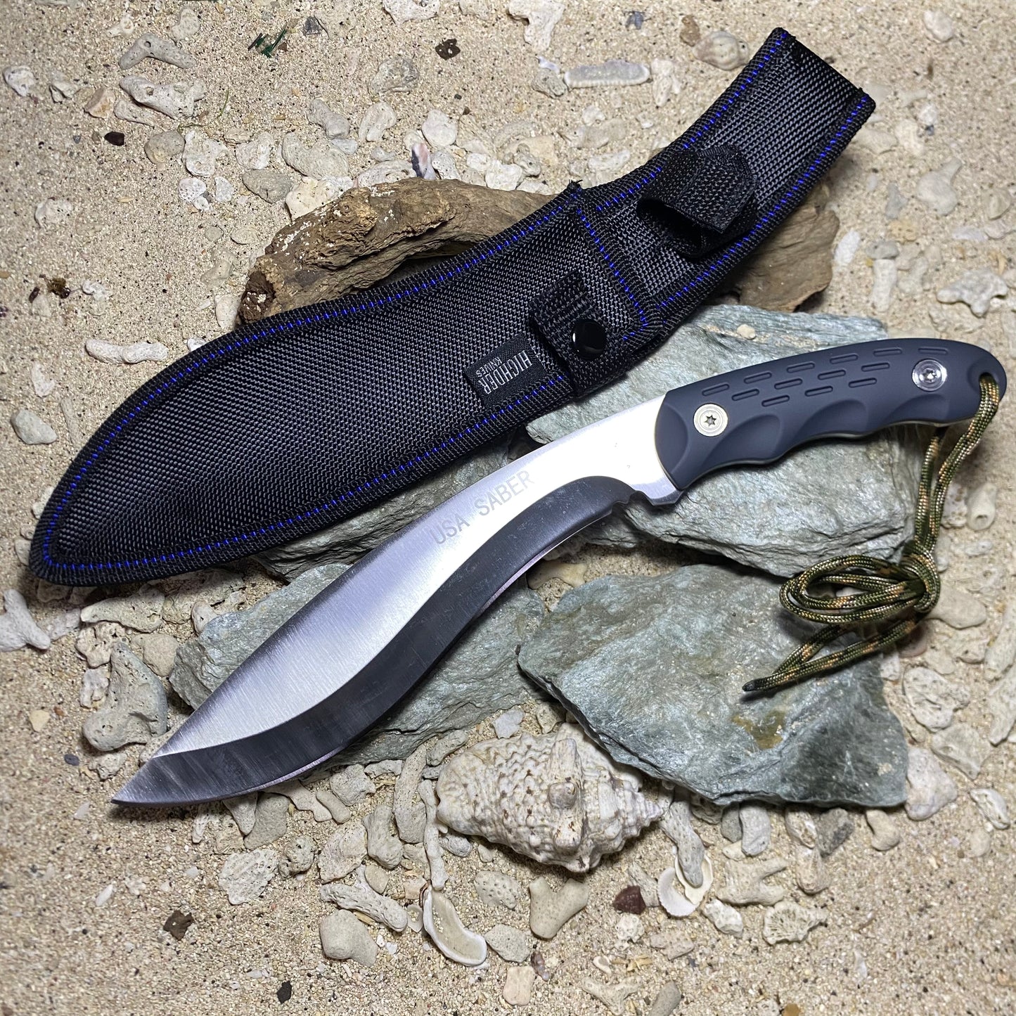 Highder k701 kukri knife- silver