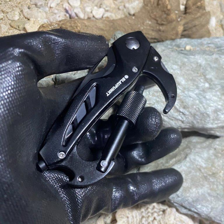 outdoor survival multifunctional carabiner tool