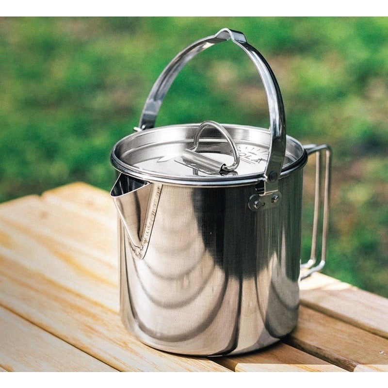 stainless kettle 1.2L with strainer