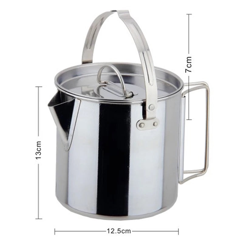 stainless kettle 1.2L with strainer