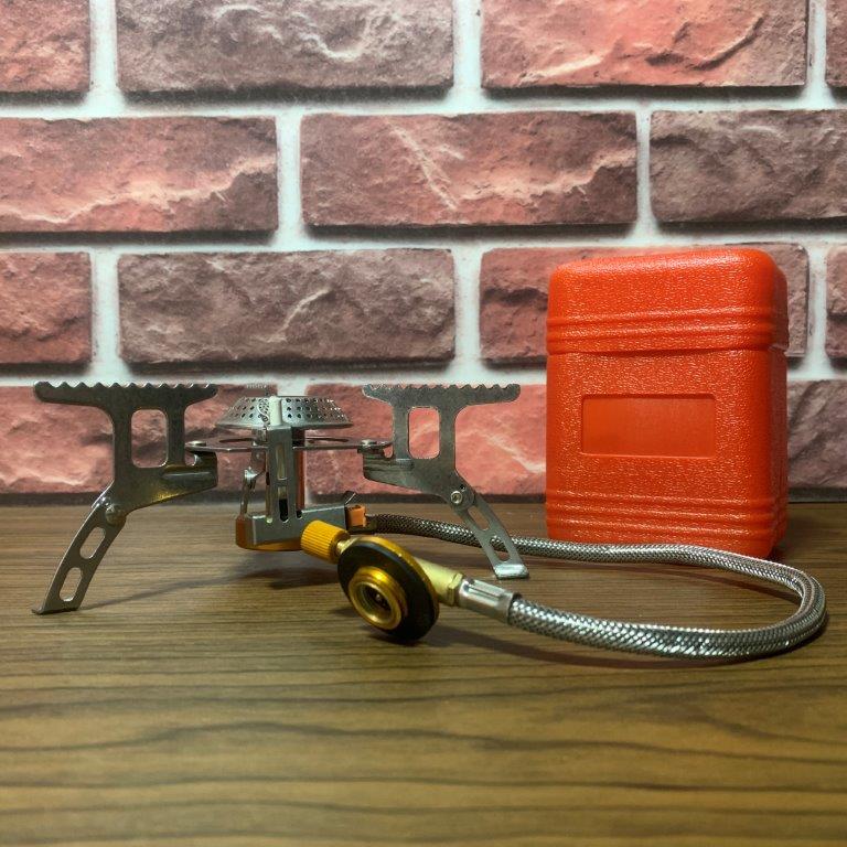 AOG01 portable camping butane stove with butane adapter