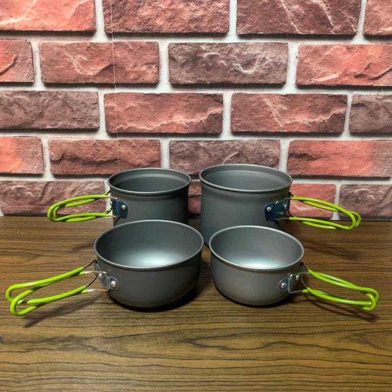 DS201 1-2 Person aluminum camping cookset