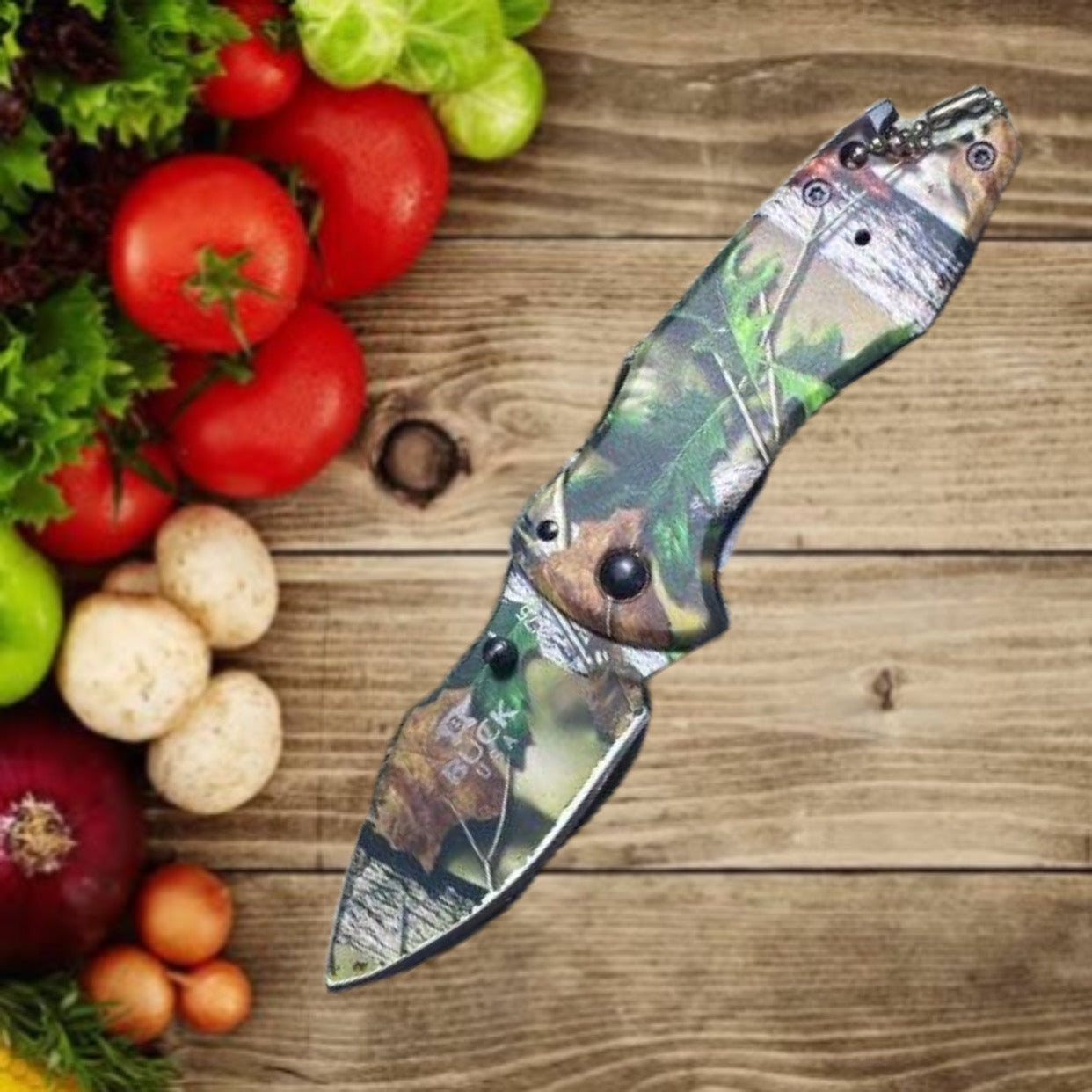 B.U.C.K X75 tactical camping survival knife