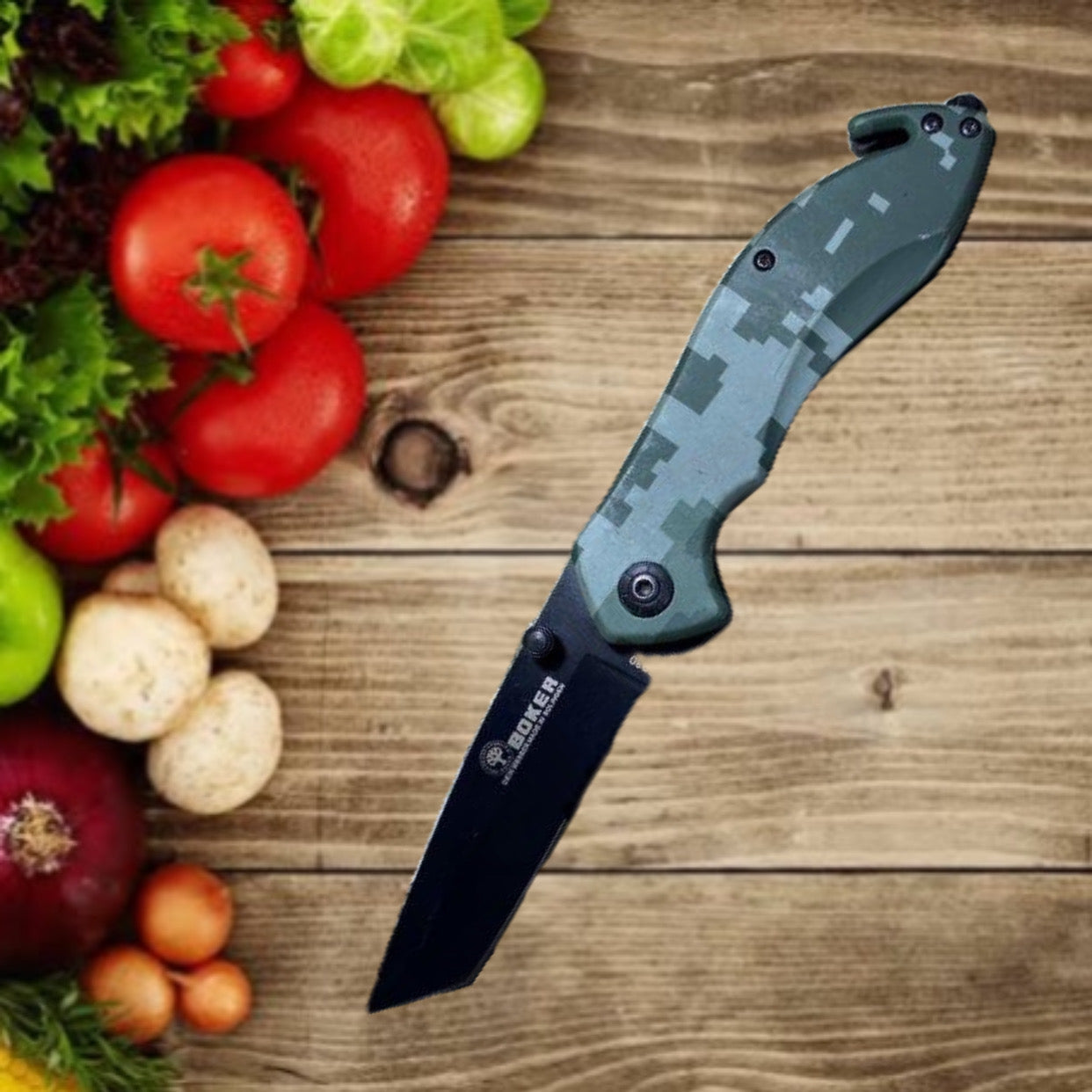 BOKER B030-G tactical tanto folding knife