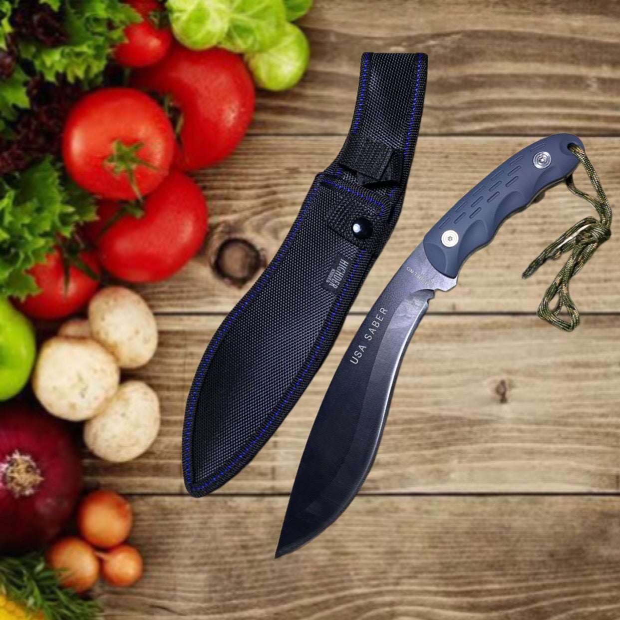 Highder k701 kukri knife- Black