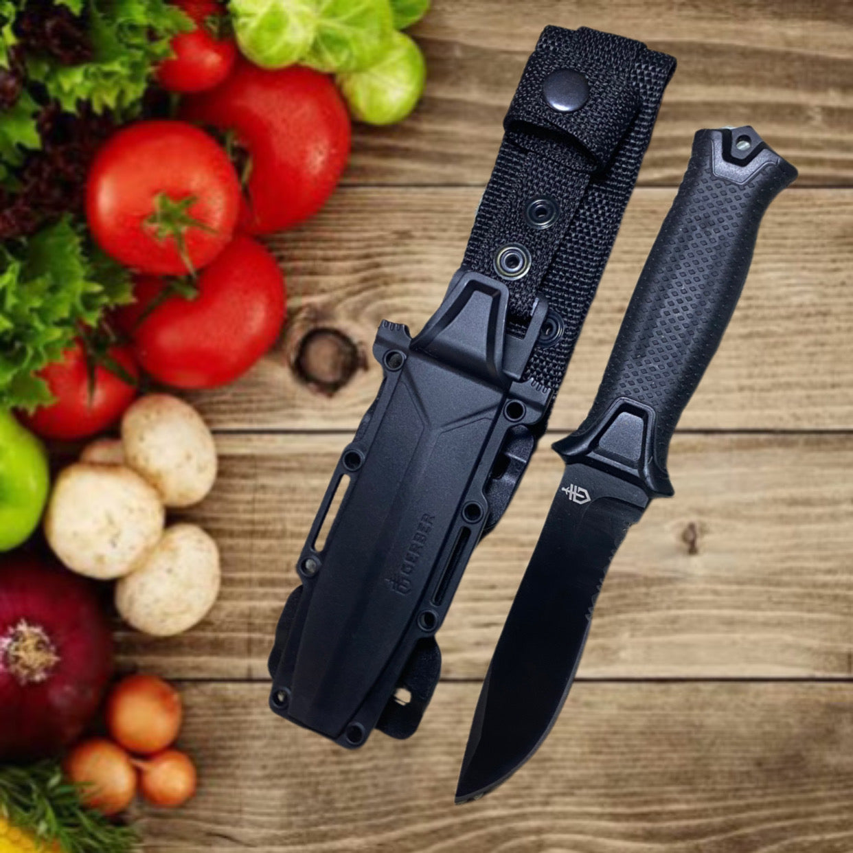 GERBER “STRONG ARM” FIXED BLADE HUNTING KNIFE