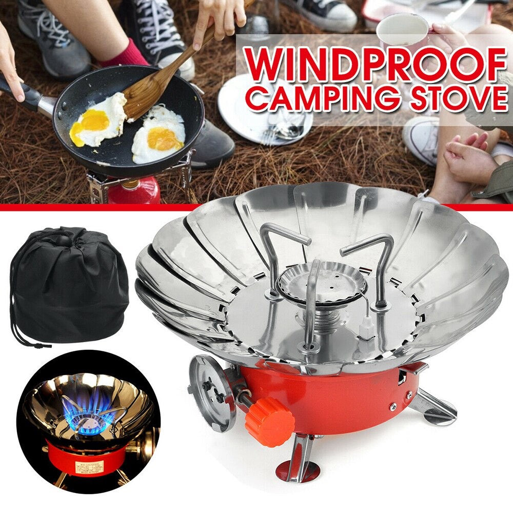 k203 windproof portable camping butane stove